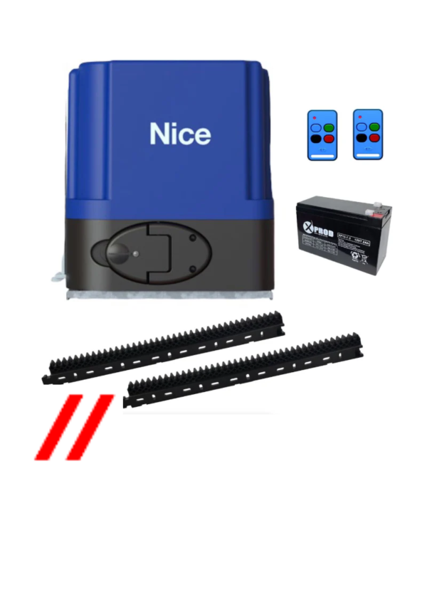 et nice drive 600 slide gate motor kit with installation