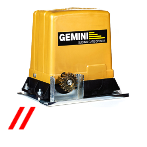 gemini dc slinder sel 12a/h 142 excl.steel rack with installation