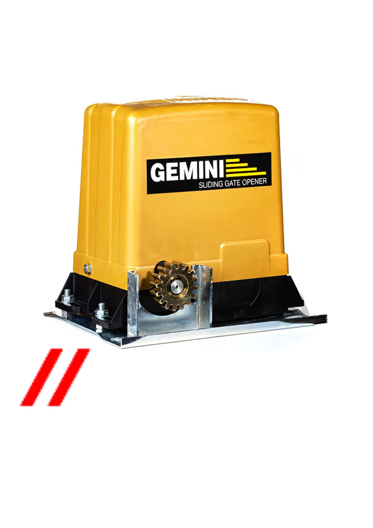 gemini dc slinder sel 12a/h 142 excl.steel rack with installation